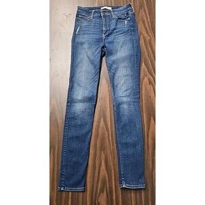 Abercrombie & Fitch Jeans Women 27x31 4R Skinny Medium Wash Blue Stretch